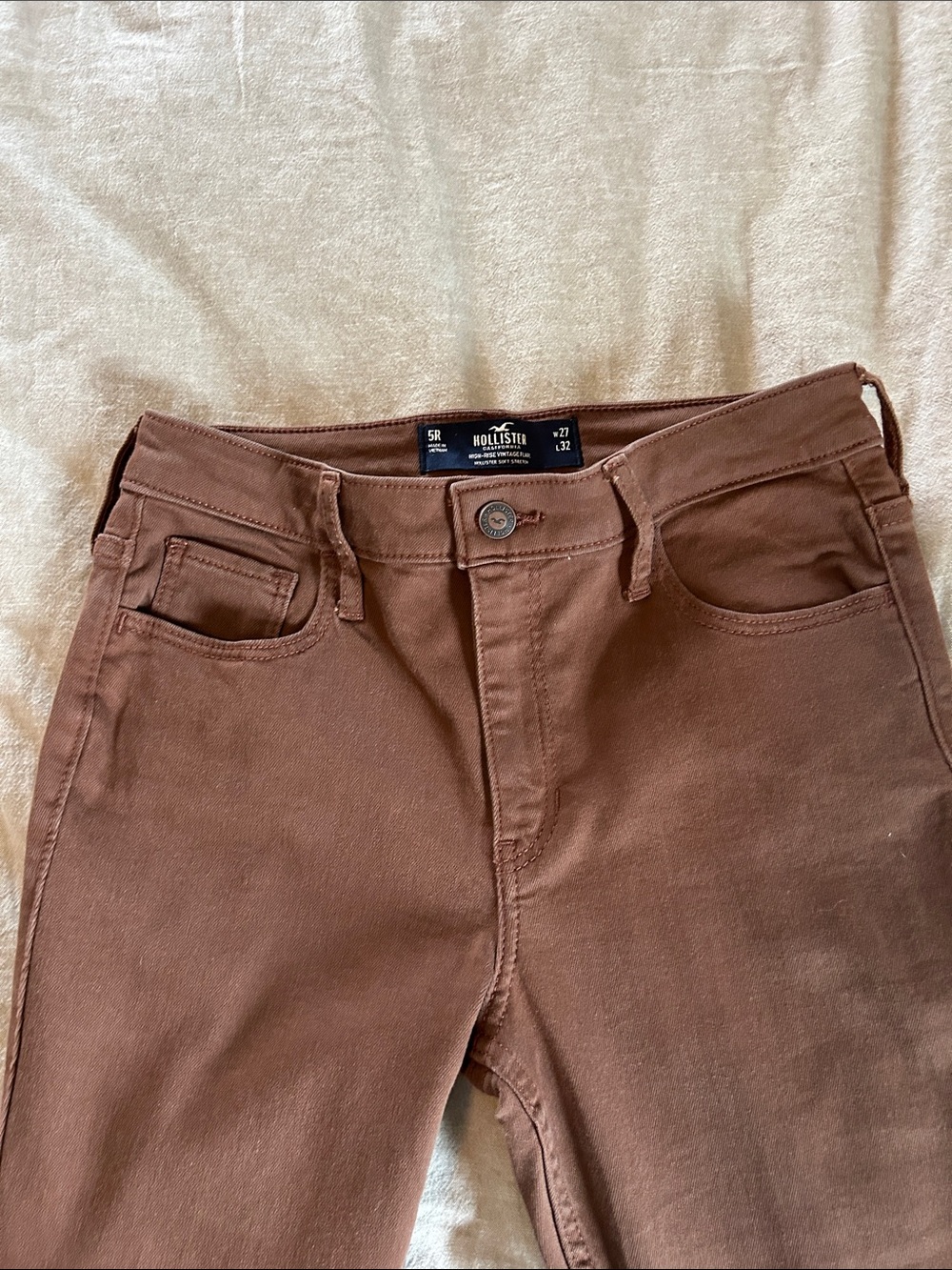 Hollister Brown Bootcut Flared Jeans - Picture 4 of 6